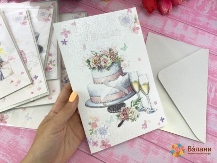 Открытка "Wedding #4" МИКС