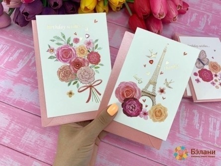 Открытка "Flowers boom" МИКС