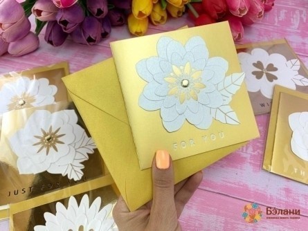 Открытка "White Flower" МИКС
