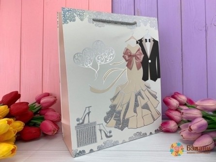 Подарочный пакет "Wedding" Платье и Костюм L