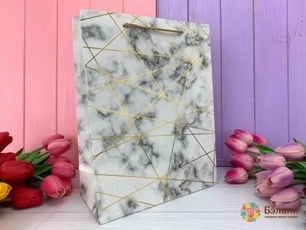 Подарочный пакет "Golden marble" линии M