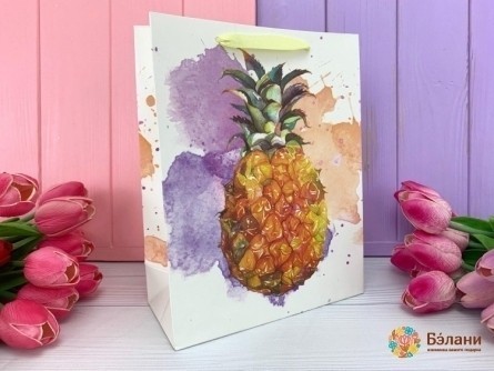Подарочный пакет "Pineapple" целый S