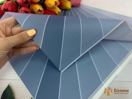 Калька для цветов "Амбре" синяя