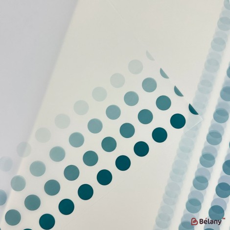 Калька для цветов "Roundy" голубая