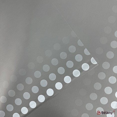 Калька для цветов "Roundy" темно-серая