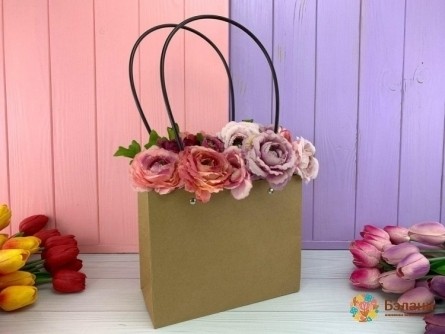 Пакеты для цветов "Крафт" M