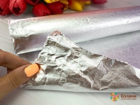 Фольга для цветов "Серебро"