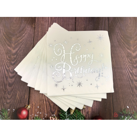 Салфетки "Happy Birthday"