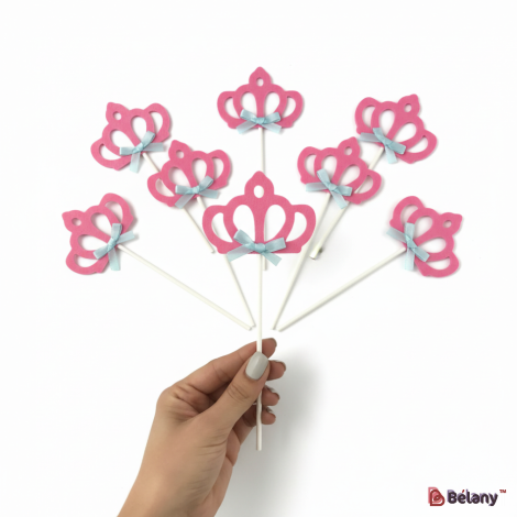 Топпер "Pink crown"