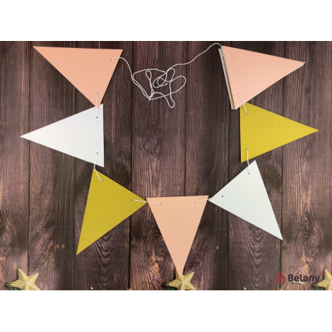 Гирлянда "Gold triangle"