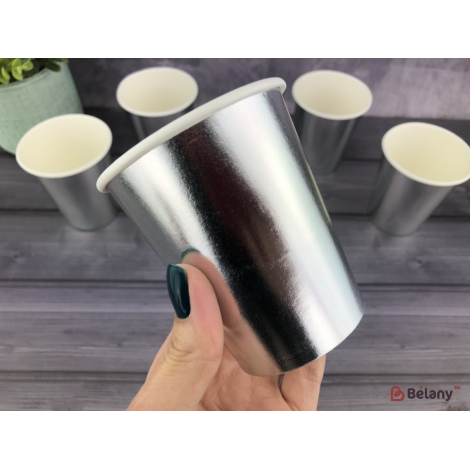 Бумажные стаканчики "Silver"