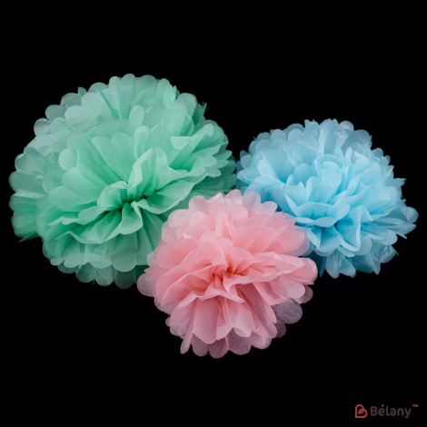 Помпоны из тишью "Pompon"