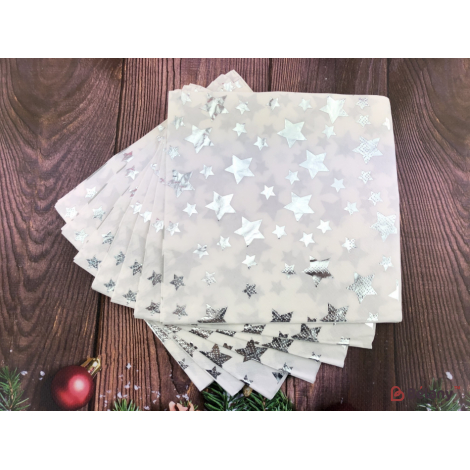 Салфетки "Silver stars"