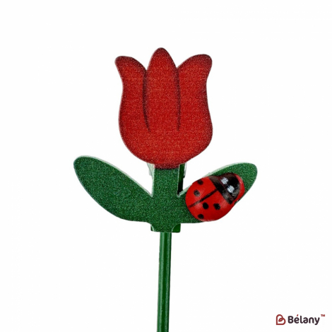 Топпер "Red flower" 24шт.