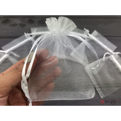Мешочки из органзы "Invisible" 15*20 белый