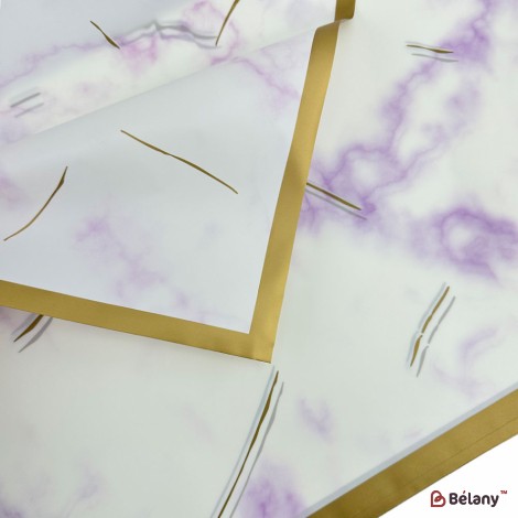 Калька для цветов "Мраморный кант" #07