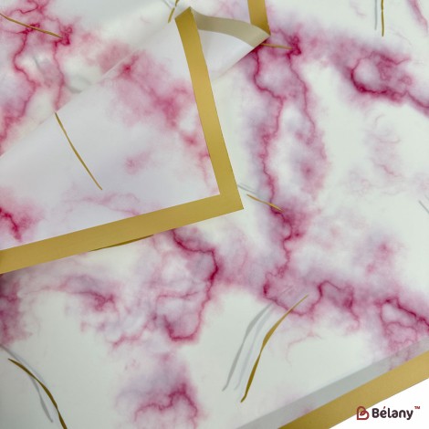 Калька для цветов "Мраморный кант" #03