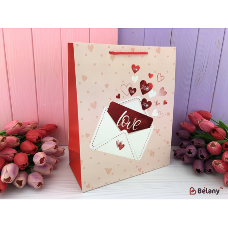 Подарочные пакеты "Hearts" S