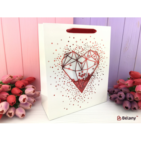 Подарочные пакеты "Heart cube"