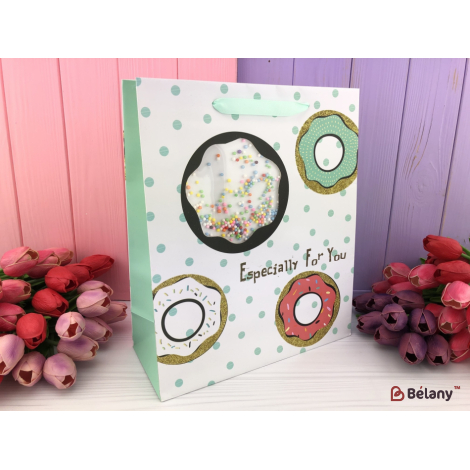 Подарочные пакеты "With Confetti" donuts