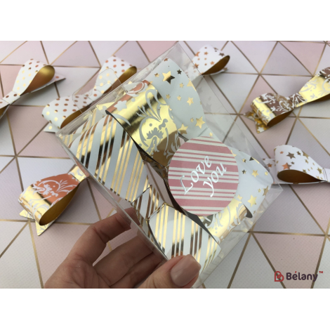 Декоративные банты "Gold" (микс 3 шт.)