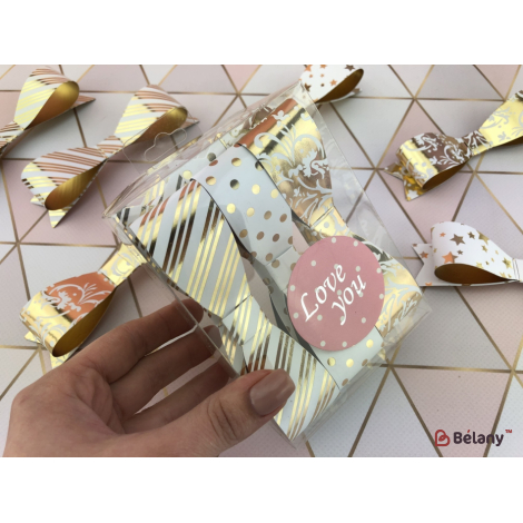 Декоративные банты "Gold" (микс 3 шт.)