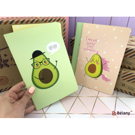 Блокнот "Avocado" A5 (32 листа) Микс