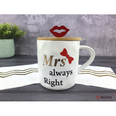 Керамическая чашка "Mr and Mrs Right" #2