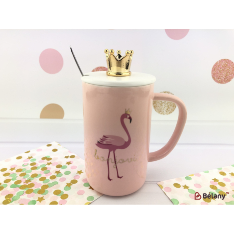 Керамическая чашка "Flamingo" #2