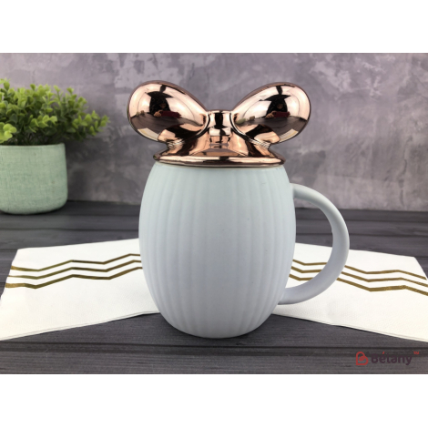 Керамическая чашка "Relief" небесная