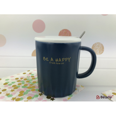 Керамическая чашка "Classic" be a happy