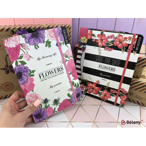 Блокнот "Flowery" (96 страниц) А5
