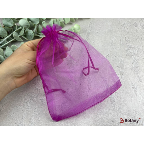Мешочки из органзы "Invisible" 15*20 баклажан