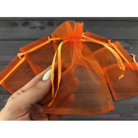 Мешочки из органзы "Invisible" 15*20 оранж