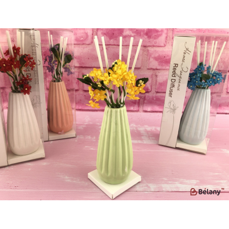 Аромадиффузор "Relief Vase" зеленый (15ml)
