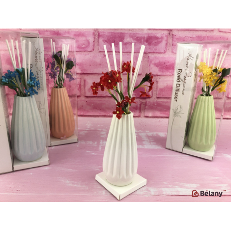 Аромадиффузор "Relief Vase" белый (15ml)