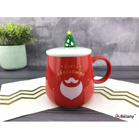 Керамическая чашка "Our Happy New Year"  Дед Мороз