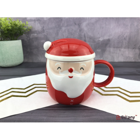 Керамическая чашка "Red Santa" #3