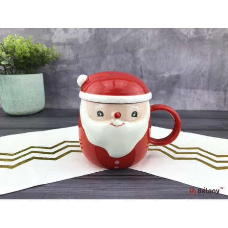 Керамическая чашка "Red Santa" #4