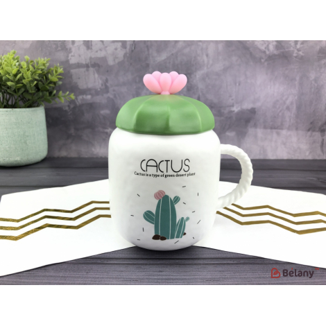 Керамическая чашка "Cactus" #2