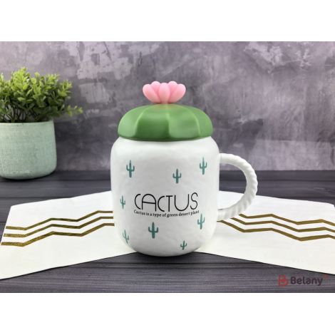 Керамическая чашка "Cactus" #3