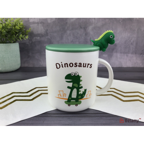 Керамическая чашка "Dinosaurs" #4