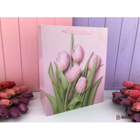 Подарункові пакети "Тюльпани" M #3