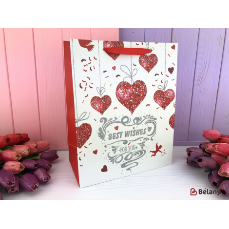 Подарочные пакеты "I love you" M #3