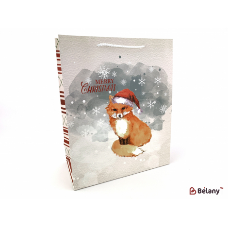 Подарочные пакеты "Winter Animals" лиса M