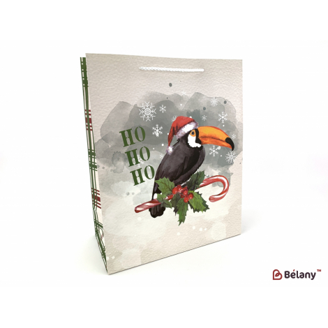Подарочные пакеты "Winter Animals" тукан L