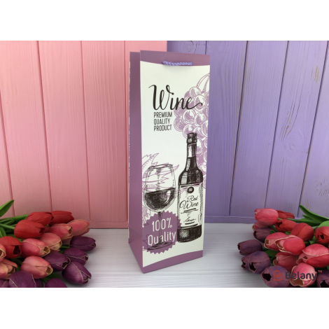 Пакеты под бутылку "White Wine" #3