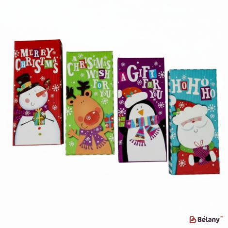 Новогодняя коробочка "Money Box #2" Микс (4 цвета)