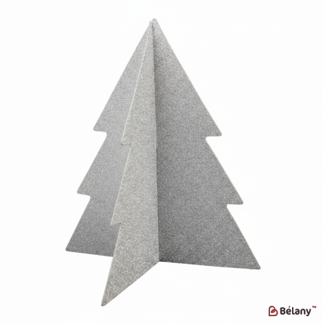 Настольный декор "Christmas Tree" серебро (6 планшеток)