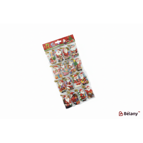 Новорічні міні-листівки "Happy Santa"